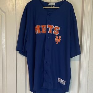 TrueFan. NY Mets Button-Up Jersey